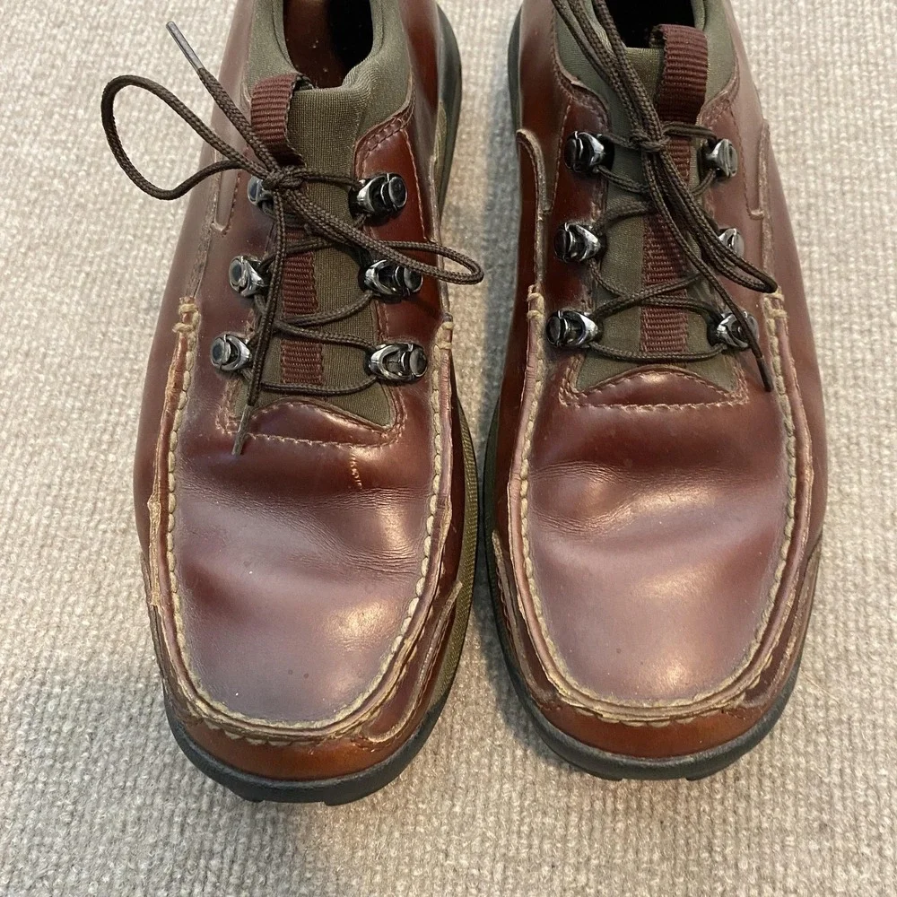 Cole Haan‎ Country Shoes Mens Size 9.5 Brown Leather Casual Sneakers Business